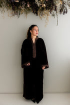 Velours Kaftan Bruin