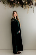 Velours Kaftan Koningsgroen
