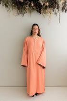 Gestructureerde Kaftan Peach