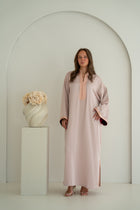 Satijnen Kaftan Roze