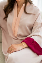 Satijnen Kaftan Roze